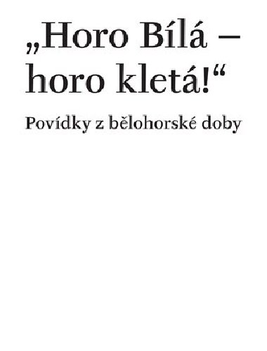 Horo Bl - horo klet! - Petra Hesov,Vclav Vank