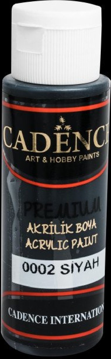 Cadence Premium akrylov barva / ern 70 ml - neuveden