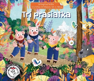 Samolepkov knika Tri prasiatka - 