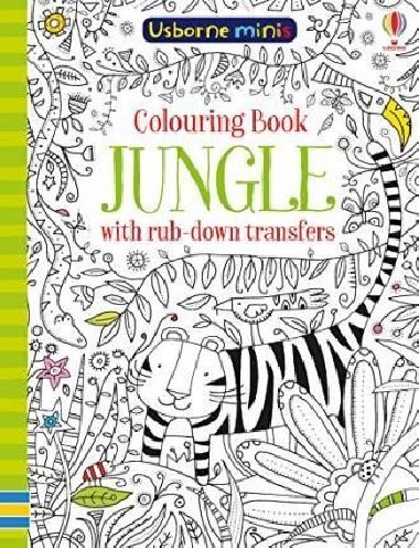 Colouring Book Jungle with Rub Down Transfers - Smith Sam