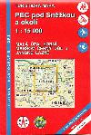 Pec pod Snkou a okol mapa 1:15 000 - Rosy