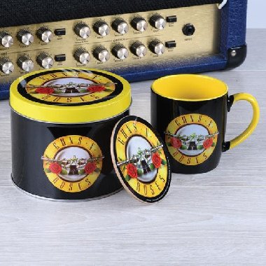 Drkov set keramick hrnek a podtcek - Guns N Roses - neuveden