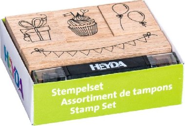 HEYDA Sada narozeninovch raztek 4 ks - neuveden