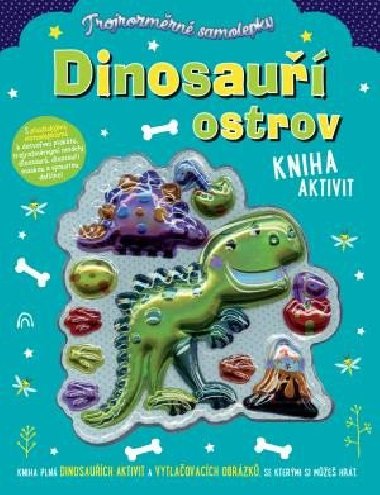 Trojrozmrn samolepky Dinosau ostrov - Stuart Lynch