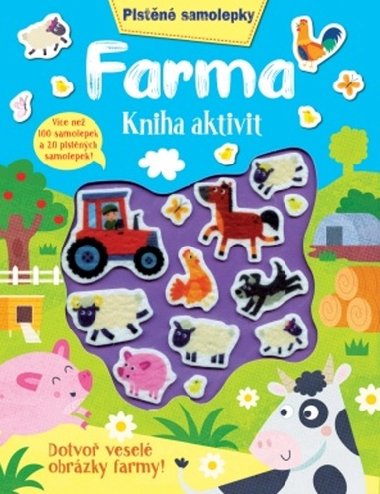 Plstn samolepky - Farma - kniha aktivit - neuveden