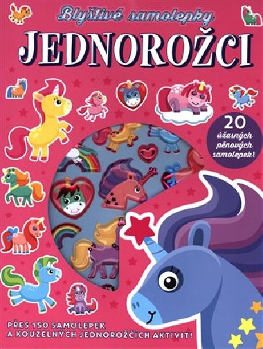 Blyštivé samolepky - Jednorožci - Svojtka