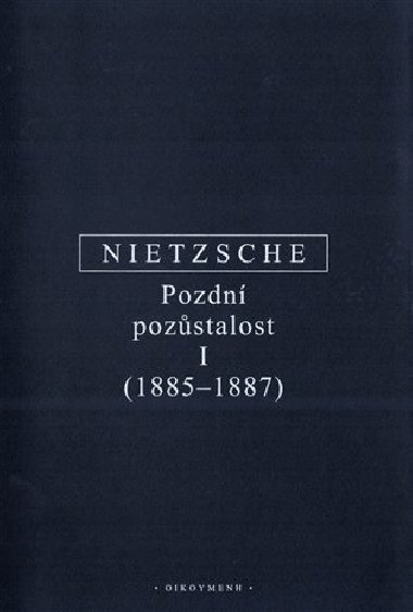 Pozdn pozstalost I - Vra Koubov,Friedrich Nietzsche
