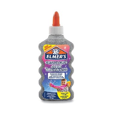 ELMERS Lepidlo Glitter Glue stbrn - neuveden