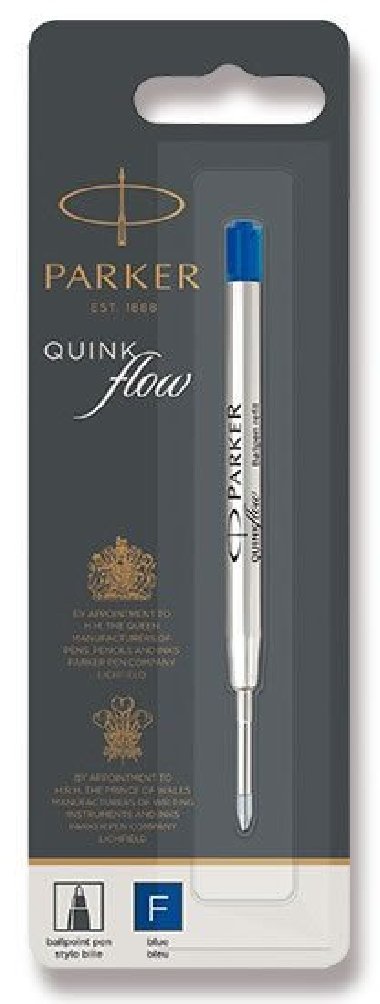 Náplň Parker QuinkFlow do kuličkové tužky modrá, F - neuveden