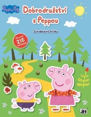 Dobrodružství s Peppou - Samolepková knížka - Jiri Models