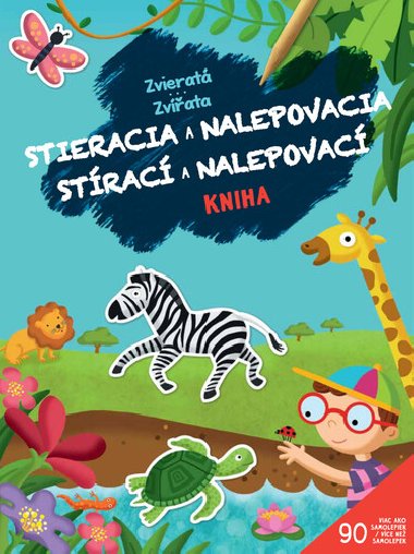 Stírací a nalepovací kniha Zvířata - YoYo Books