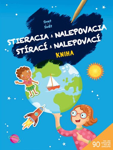 Stírací a nalepovací kniha Svět - YoYo Books