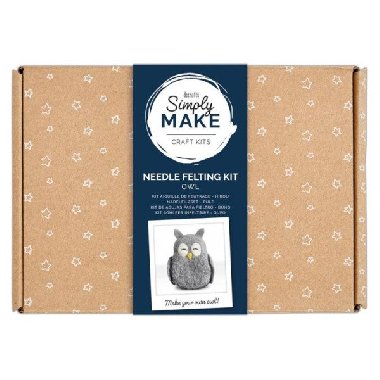 Docrafts Kreativn sada plstn - sova - neuveden