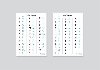 Tabulka s abecedou Comenia Script - Lencov Radana
