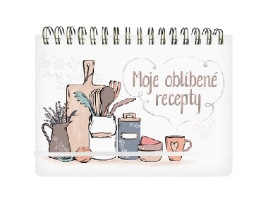 Moje oblben recepty - Blok na recepty - MFP Paper
