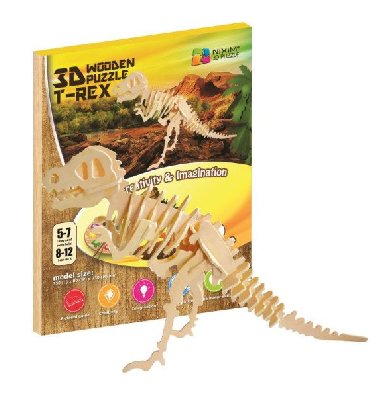 NiXiM Devn 3D puzzle - T-Rex - neuveden