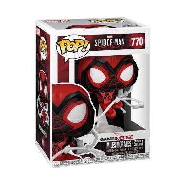 Funko POP Games: Miles Morales - Crimson Cowl Suit - neuveden