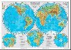 Zemsk polokoule a prodn nej - mapa A3 - 
