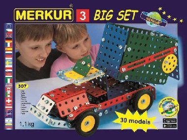 Merkur 3 stavebnice 307 dl, 30 model - Merkur