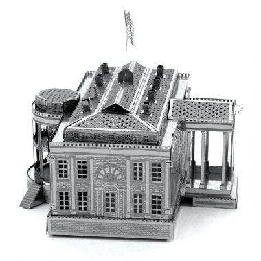 Metal Earth 3D kovov model Bl dm/White House - neuveden