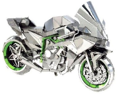 Metal Earth 3D kovov model Kawasaki Ninja H2R (ICONX) - neuveden