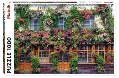 Puzzle Churchill Pub in London / 1000 dlk - neuveden