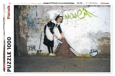 Puzzle Banksy - Maid / 1000 dlk - neuveden