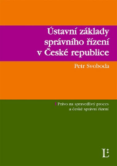 stavn zklady sprvnho zen v r - Petr Svoboda