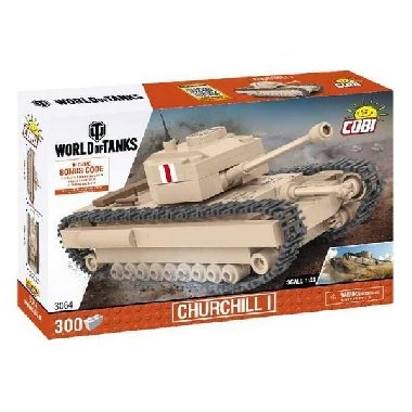 Stavebnice COBI WOT Churchill I, 1:48, 300 kostek - neuveden
