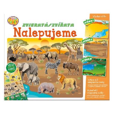 Kreativni sada Obrzky z nlepek - Safari - neuveden