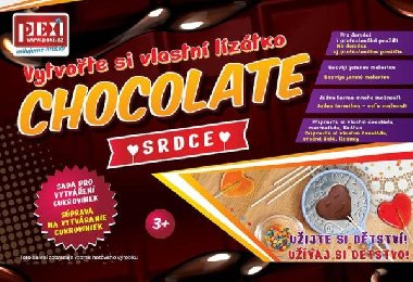 PEXI CHOCOLATE ART /  Vytvote si vlastn lztko- Srdce - neuveden
