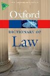 Oxford Dictionary of Law 8th Edition Reissue  - Law Jonathan