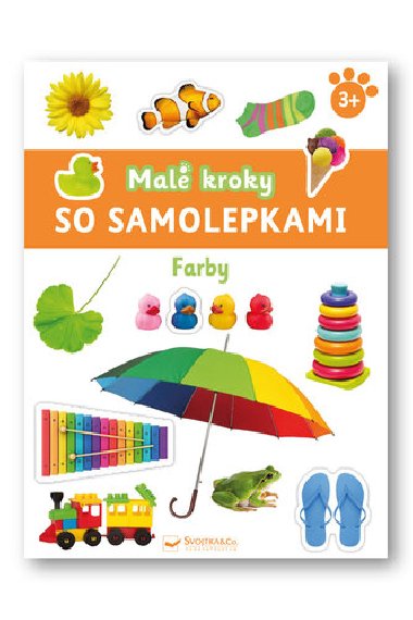 Mal kroky so samolepkami Farby - 