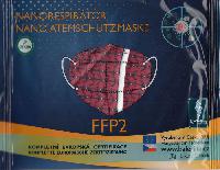 Respirátor FFP2 Balerina Červený - Kotvy - Balerina