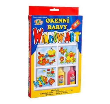 Sada okench barev 5x20ml + kontury + pedlohy - neuveden