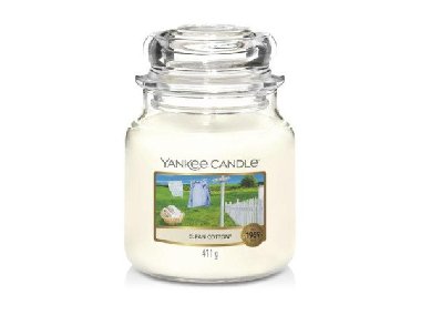 YANKEE CANDLE Clean Cotton svka 411g - neuveden