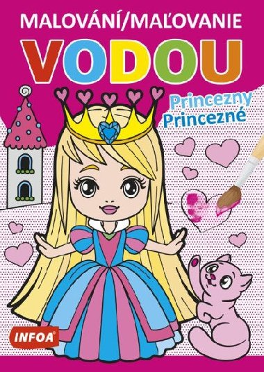 Malování / Maľovanie vodou - Princezny / Princezné - Infoa