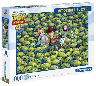 Clementoni Puzzle Impossible - Toy Story 4 ( 1000 dlk ) - neuveden