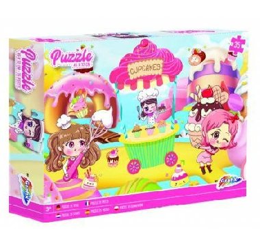 Grafix Puzzle tpytiv 46 x 32 cm - mix motiv 35 dlk - neuveden