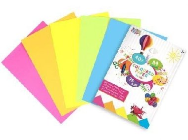 Grafix Barevn papry A4- neonov, 40 list, 75g/m2 - neuveden