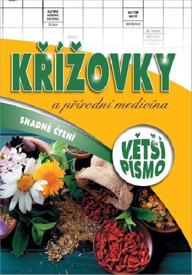 Křížovky a přírodní medicína - větší písmo - Bookmedia