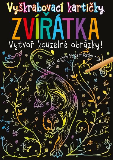 Vykrabovac kartiky ZVTKA - Vytvo kouzeln obrzky! + krabtko - CPress
