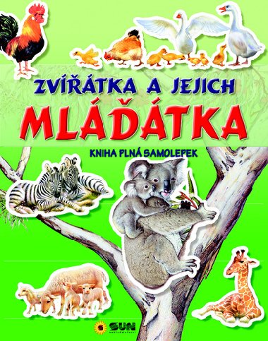 Zvtka a mltka - kniha pln samolepek - neuveden
