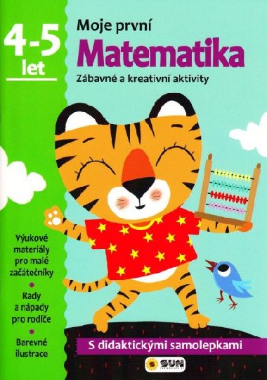 Matematika - 4-5 roky - samolepky (Moje prvn matematika) - neuveden
