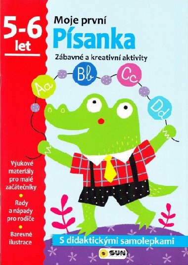 Psanka - 5-6 roky - samolepky (Moje prvn psanka) - neuveden
