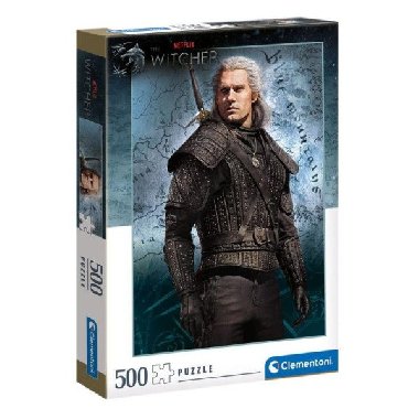 Clementoni Puzzle - The Witcher, 500 dlk - neuveden