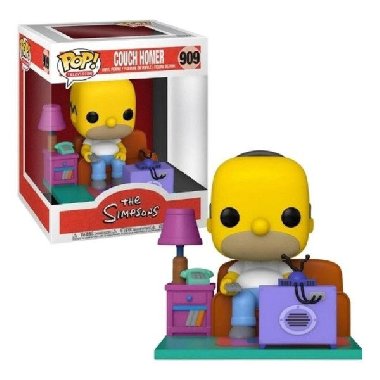 Funko POP Deluxe: Simpsons - Homer Watching TV - neuveden