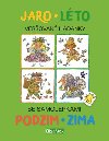 Jaro, léto, podzim, zima - Veršované hádanky se samolepkami - Iva Nováková; Helena Zmatlíková