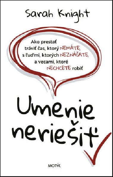 Umenie neriei - Sarah Knight