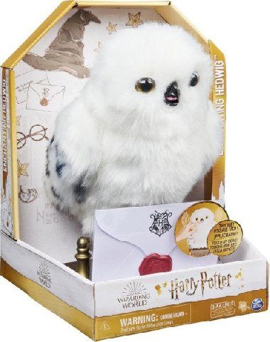 Harry Potter Interaktivn plyov sova Hedvika - neuveden